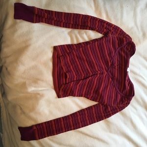 Long sleeve crop top